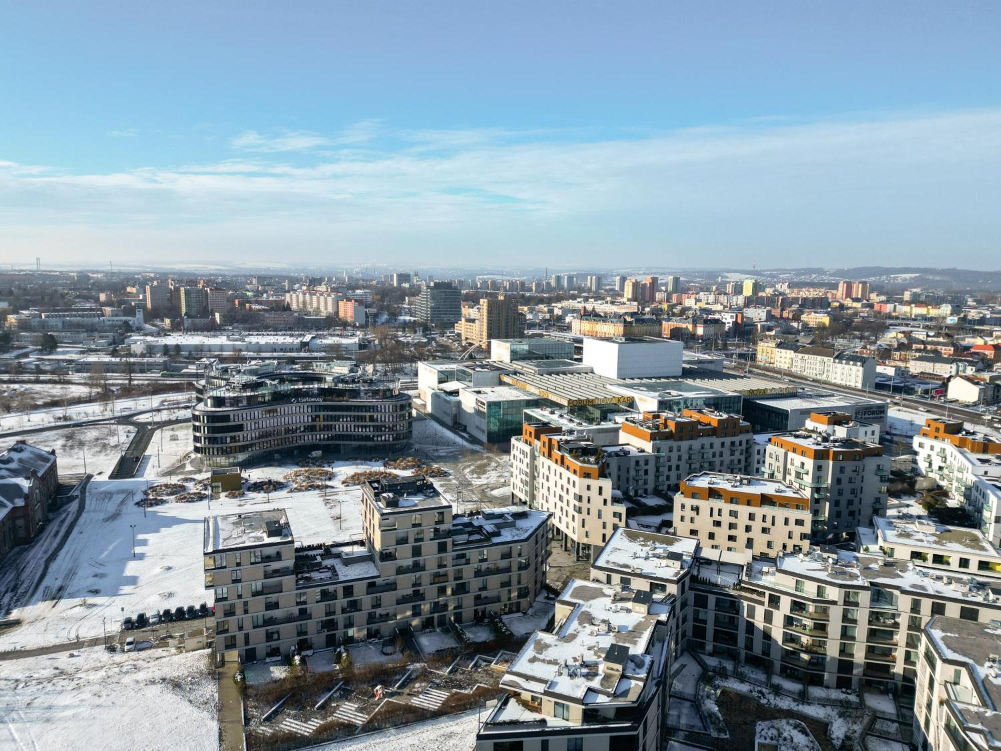 Bnb New Beautiful Apartment In The Center Of Ostrava With Option Garage Parking Экстерьер фото